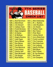 1970 Topps Set-Break #588 Checklist 7 EX-EXMINT *GMCARDS*