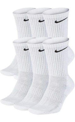 Nike Everyday Cushioned Dri-FIT 3-5 ) SMALL 6 PAİRS WHİTE socks