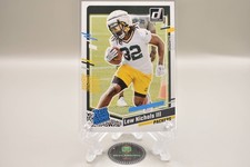 Lew Nichols III Packers 2023 Panini Donruss Rated Rookie RC Card #335