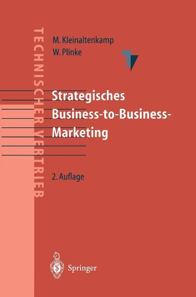 Strategisches Business-To-Business-Marketing Michael Kleinaltenkamp (U. A.) Buch-image