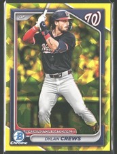 2024 Bowman Draft Sapphire Edition #BDC-125 Dylan Crews Yellow #/75