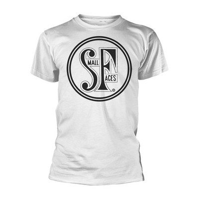 SMALL FACES - LOGO (WHITE/BLACK) WHITE T-Shirt X-Large