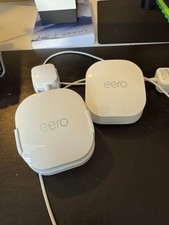 Eero 6 Plus R010001 Dual Band Mesh Wi-Fi 6 Router - White 2-Pack 