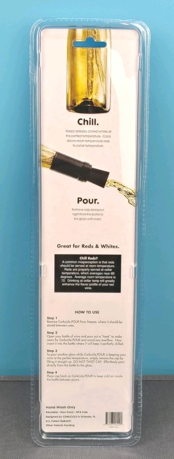 Corkcicle Perfect Pour Wine Cooling Stick