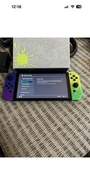Nintendo Switch OLED Splatoon 3 Edition Used w/ Accessories