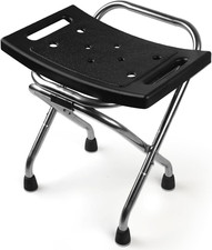 Shower Chair Seat, Stainless Shower Chair for Folding, Safety Anti-Slip Shower..