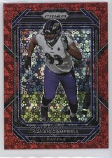 2022 Panini Prizm No Huddle Red Prizm 23/50 Calais Campbell #25 0c2