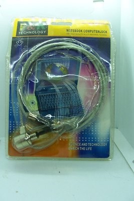New F&K Technolgy Notebook Computer Security Locks 2 Keys