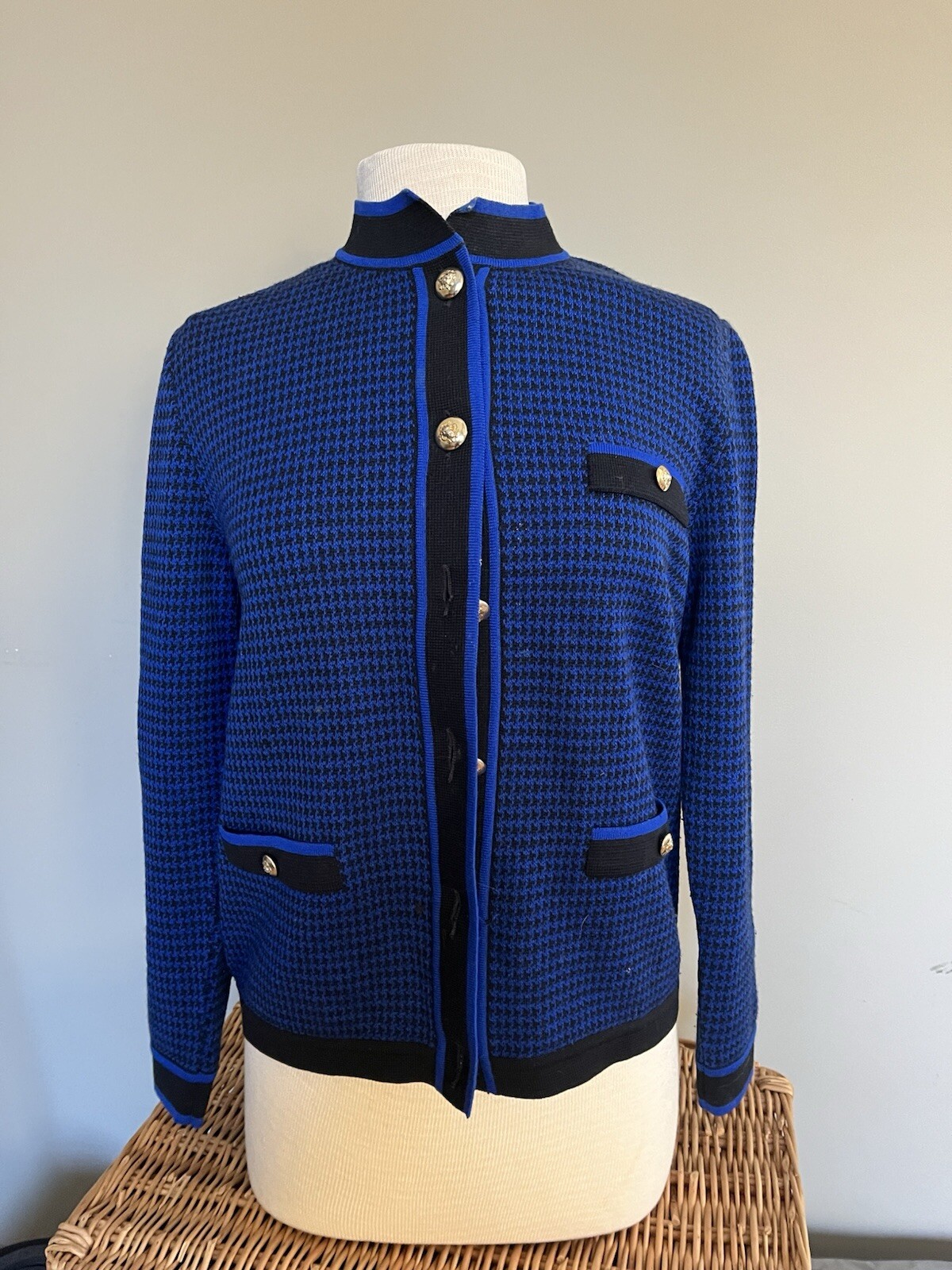 Worldly Things Vintage Wool Classic Cardigan Jack… - image 4