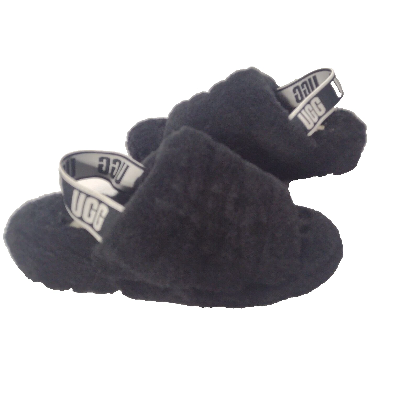 UGG Australia Fluff Yeah sandali ciabatte taglia US 7 EU 38 nero