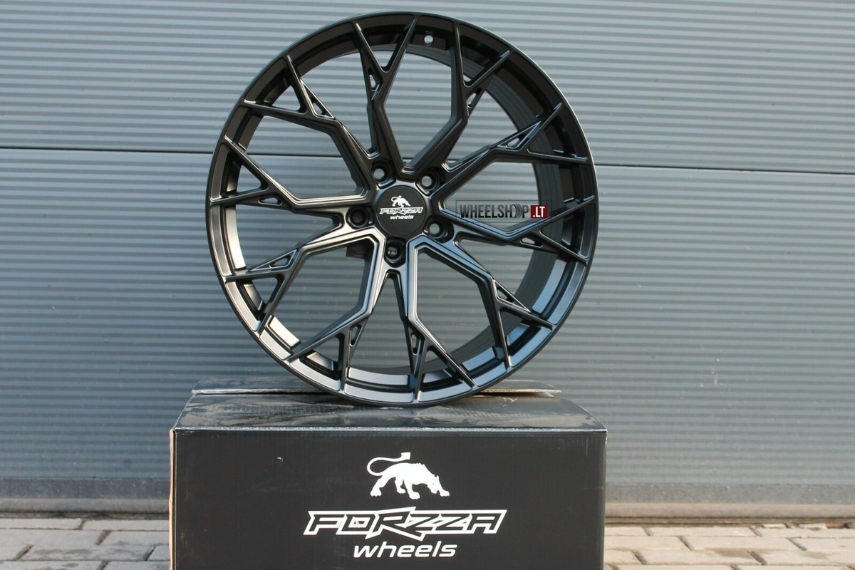 Forzza Titan 5x120 R18 4x18 inch 8J alloy wheels Satin Black