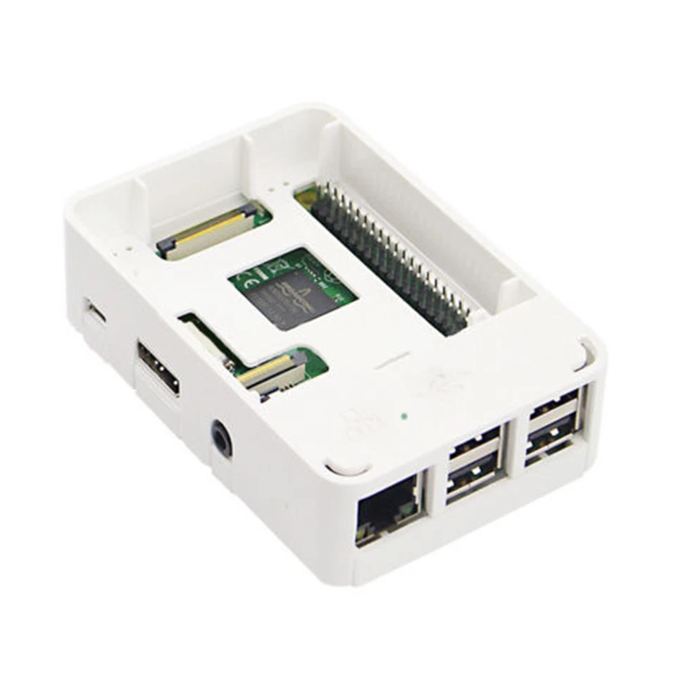 Raspberry Pi 3 White Enclosure Premium Case Protector Box for Pi 3 - Image 2 of 3