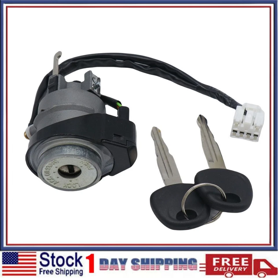 Nuevo interruptor de cilindro de bloqueo de encendido dos llaves apto para Hyundai Tucson 2005-2009 EE. UU. Foto 2 de 4