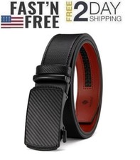 Cinturones para hombre de cuero genuino hebilla automatica correas cinturon