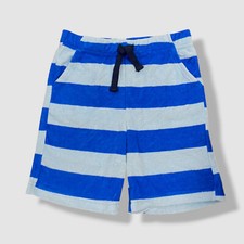 Epic Threads Kids Boy's Blue French Terry Stripe Drawstring Sweat Shorts Size 7