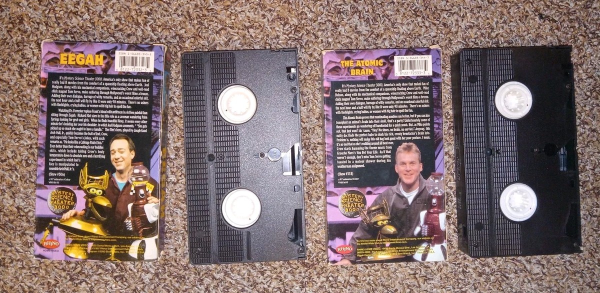 Mystery Science Theater 3000 Lot VHS 2 Used Tested Working Atomic