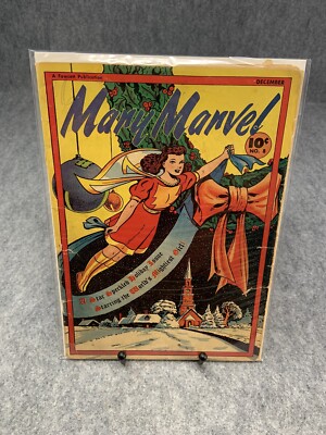 MARY MARVEL COMICS 8 (FAWCETT) 1946 Golden Age FR/G CCG (2.0) Shazaam