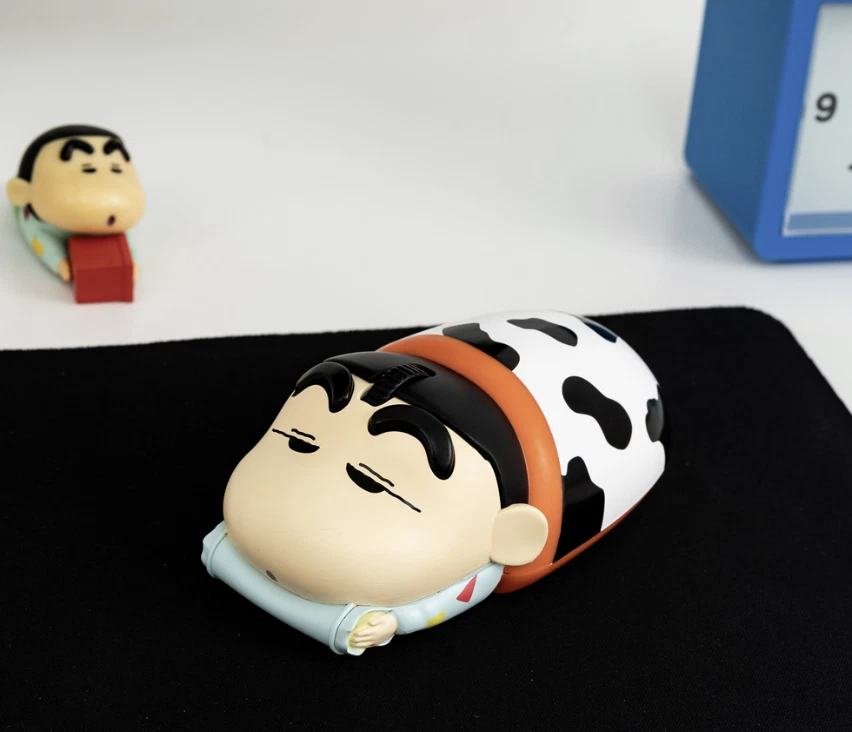 Leto Bluetooth Mouse Wireless Mouse Crayon Shin-Chan 3D Figure - 2 - Image 2 of 4