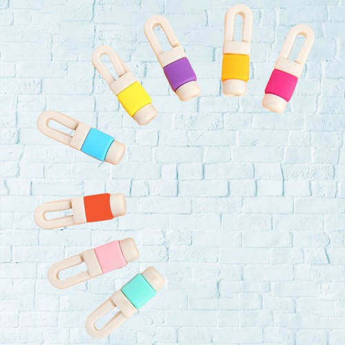 8 Pcs Data Cable Protective Sleeve Tangle-free Wire Organizer Earbuds Strap - 第 10/11 張圖片