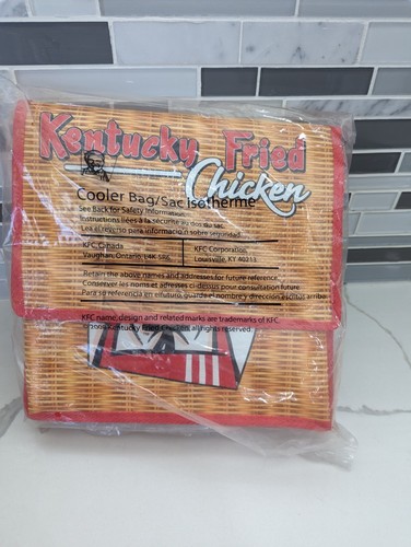 KFC Kentucky Fried Chicken Collapsible Collectible Cooler Bag Lunch Tote - Picture 3 of 4