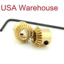 2 PCS 0.5M-20T Metal Umbrella Tooth Bevel Gear Helical Motor Gear 20T 3mm Bore