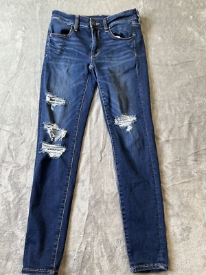 American Eagle Jeans Women s 6 Next Level Stretch Jeggings Dark Wash 