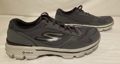 Skechers Men s Go Walk 3 Lace Up Size 10 Dark Gray