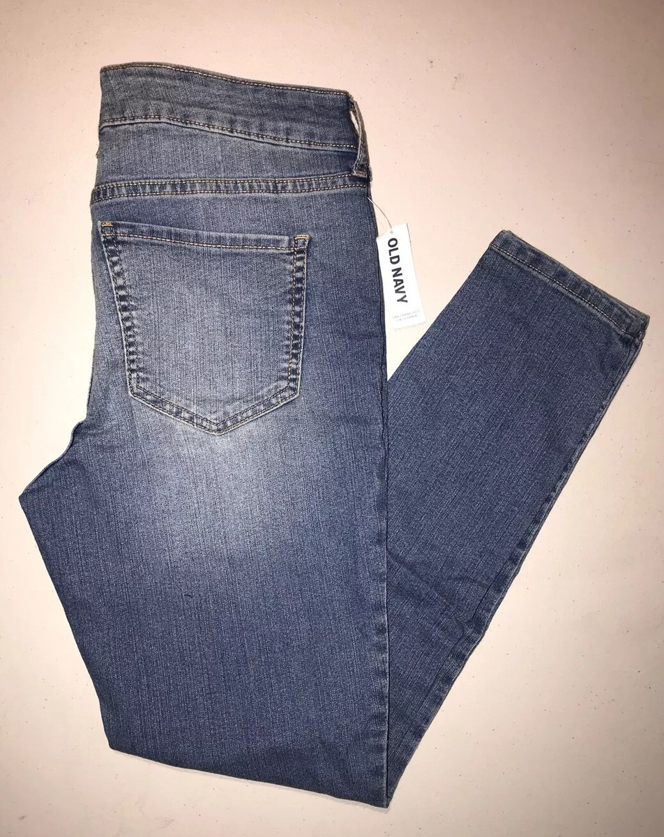 Old Navy Super Skinny Mid Rise Ankle Jeans Womens Size