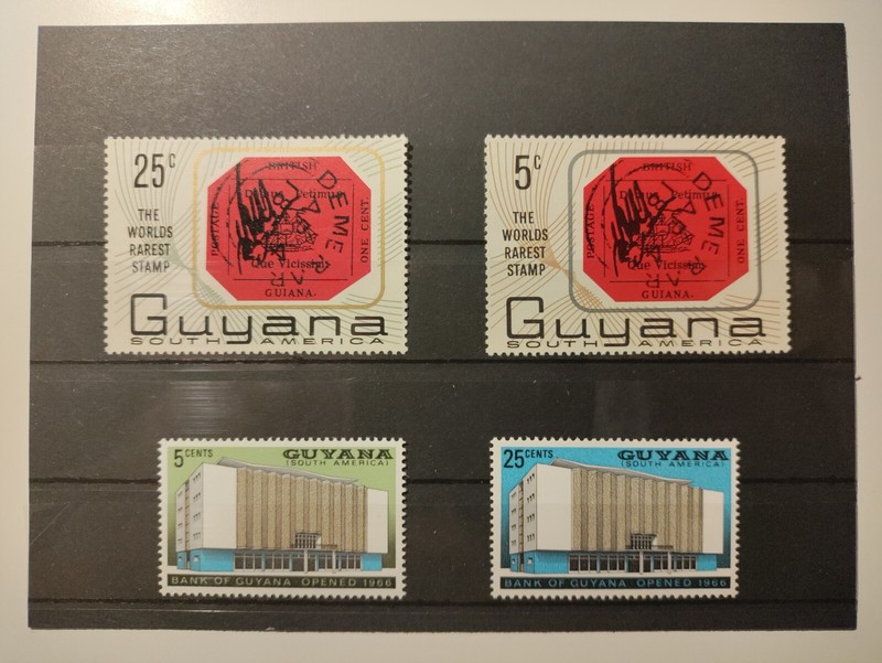 1966 Guyana Stamps(The Worlds Rarest Stamp),MNH,OG