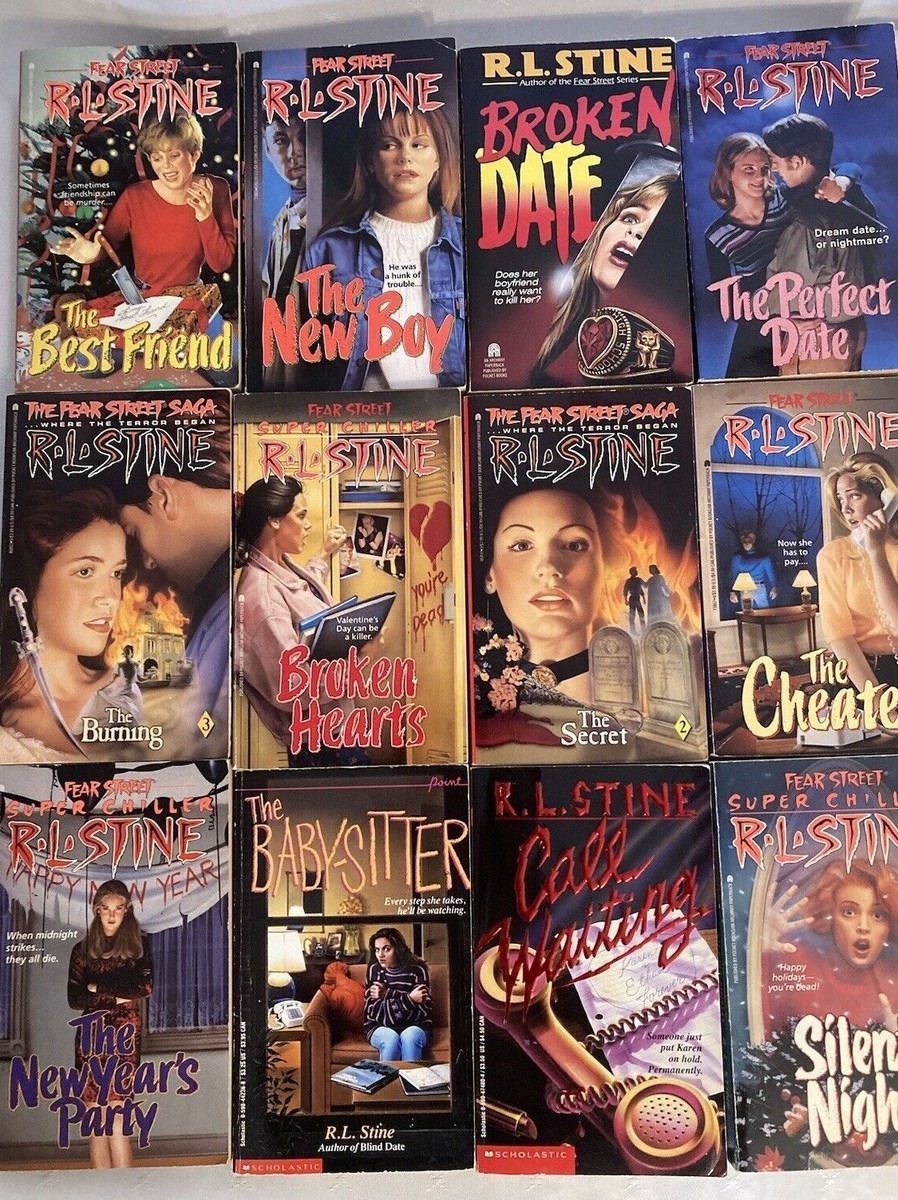 R.L. Stine Vintage YA Books Horror Fear Street And More You