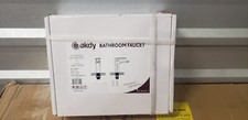 AKDY Single Hole Single-Handle Bathroom Faucet in Matte Black/Brushed Gold