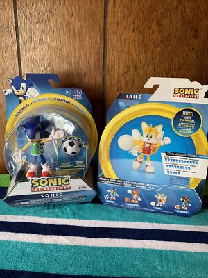 Sonic the Hedgehog 4  Action Figure ERROR CARD TAILS PACKAGING ON REAR OF CARD!