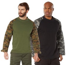 Tactical Airsoft Combat Shirts - Rothco Military Style Long Sleeve Shirt