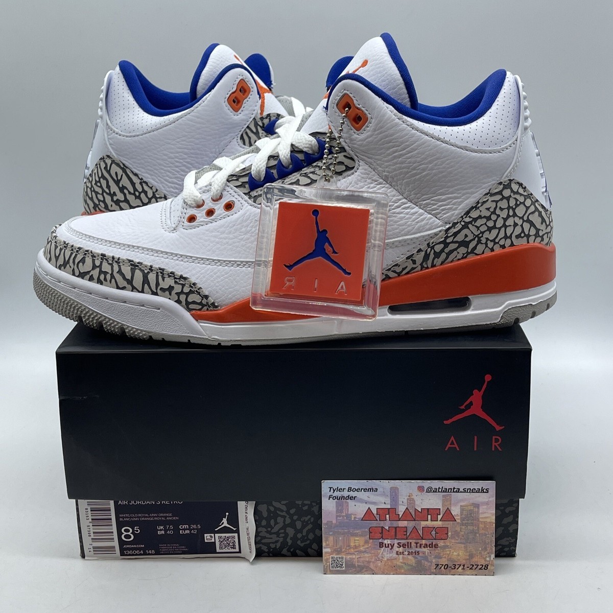 jordan 3 retro knicks