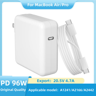 96W USB-C Power Adapter AC Charger For Apple MacBook Pro 16 inch 2019 13/15 inch