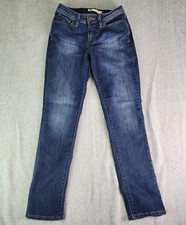 Levi  s 529 Women  s Curvy Skinny Jeans Size 8 - 29W 32L Dark Wash Stretch Denim