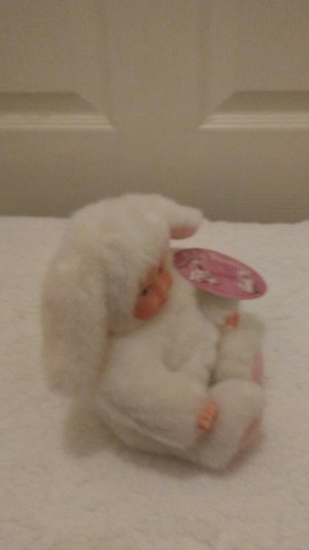 Baby Bunny by Anne Geddes 8" Bean Filled Collection White Plush with Tag - Picture 2 of 6