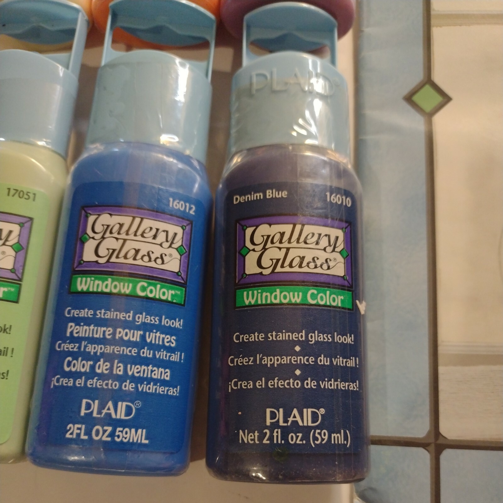 Plaid Super Window Clings And Lot Of 6 Gallery Glass Colors For Painting Windows