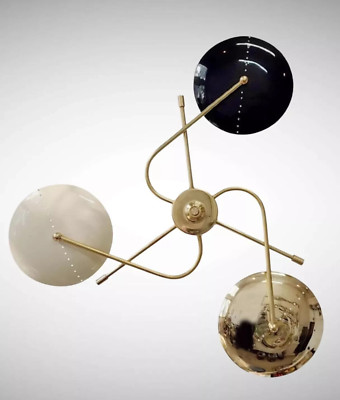 Three Shade Home Decor Lamp Industrial Disc Shades Wall Sconce Lamp Fixture