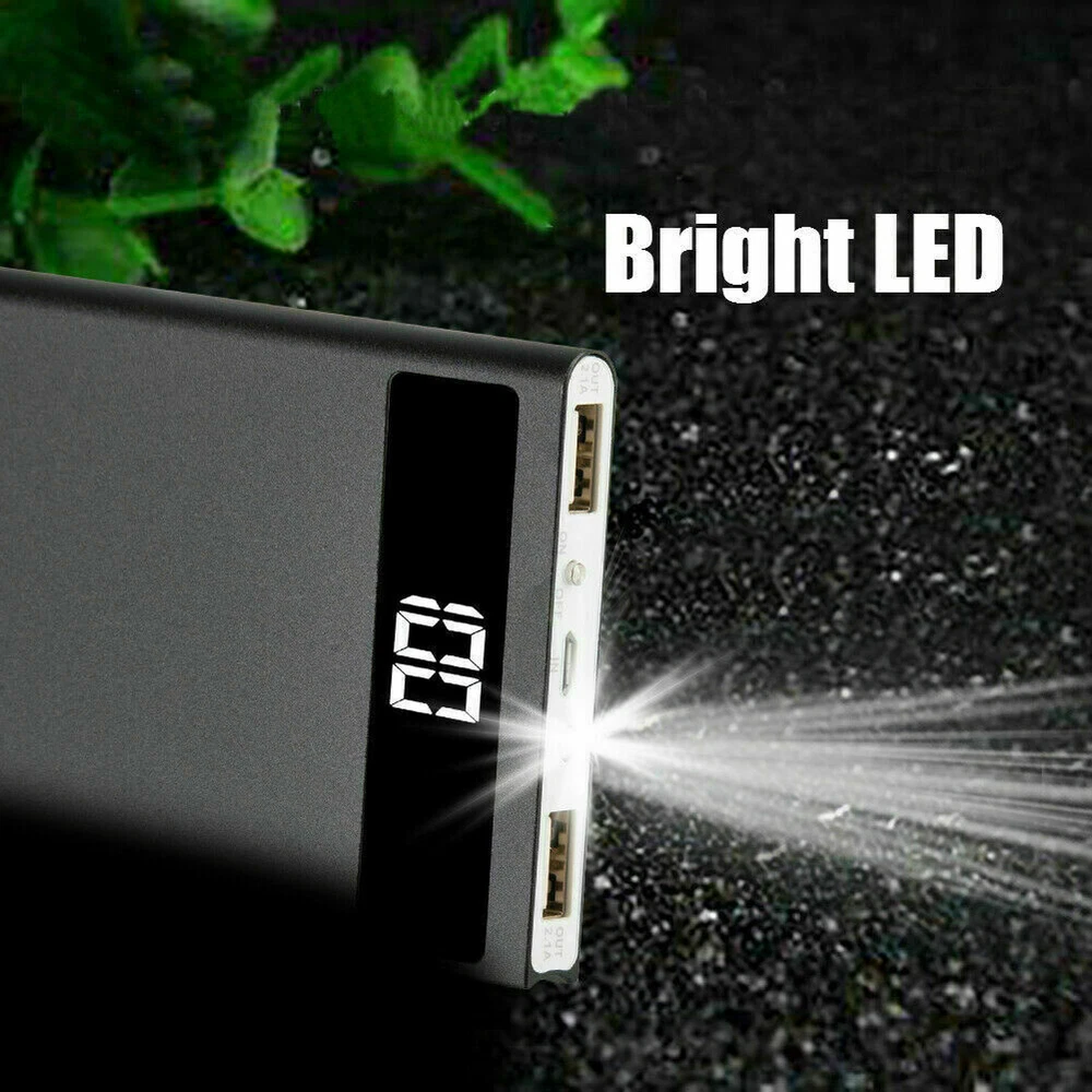 Power Bank 10000mAh 2USB External Battery Portable Charger For Mobile Phone US