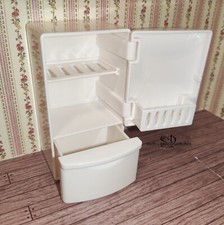 Kühlschrank Weiß - Miniatur für Puppenhaus...
