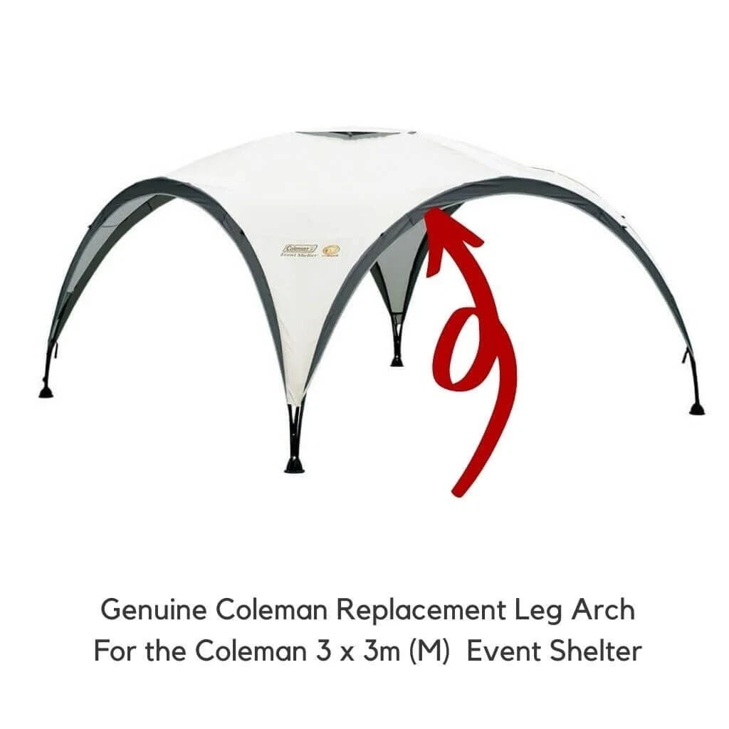 Coleman t bar ARCH leg Pole for Shelter M Medium 3 m /10 ft T Bar