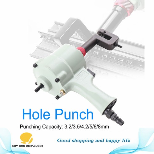 Pneumatic Hole Puncher 6mm Air Metal Hole Punch Tool Sheet Metal