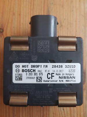 Original Nissan Distanz Kontrolle Radar 28438 3ZU1D Pulsar 2017 2018 Bosch