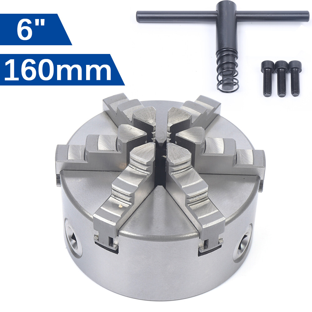 6 Jaw Manual SelfCentering Lathe Chuck CNC Milling Lathe Chucks