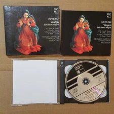 Monteverdi "Vespro Della Beata Virgine" 1996 Double 2xCD Rene Jacobs GERMANY EX!