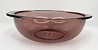 PYREX Corning Cranberry Glass Casserole Dish Bowl 2 L Purple #024 VINTAGE No Lid