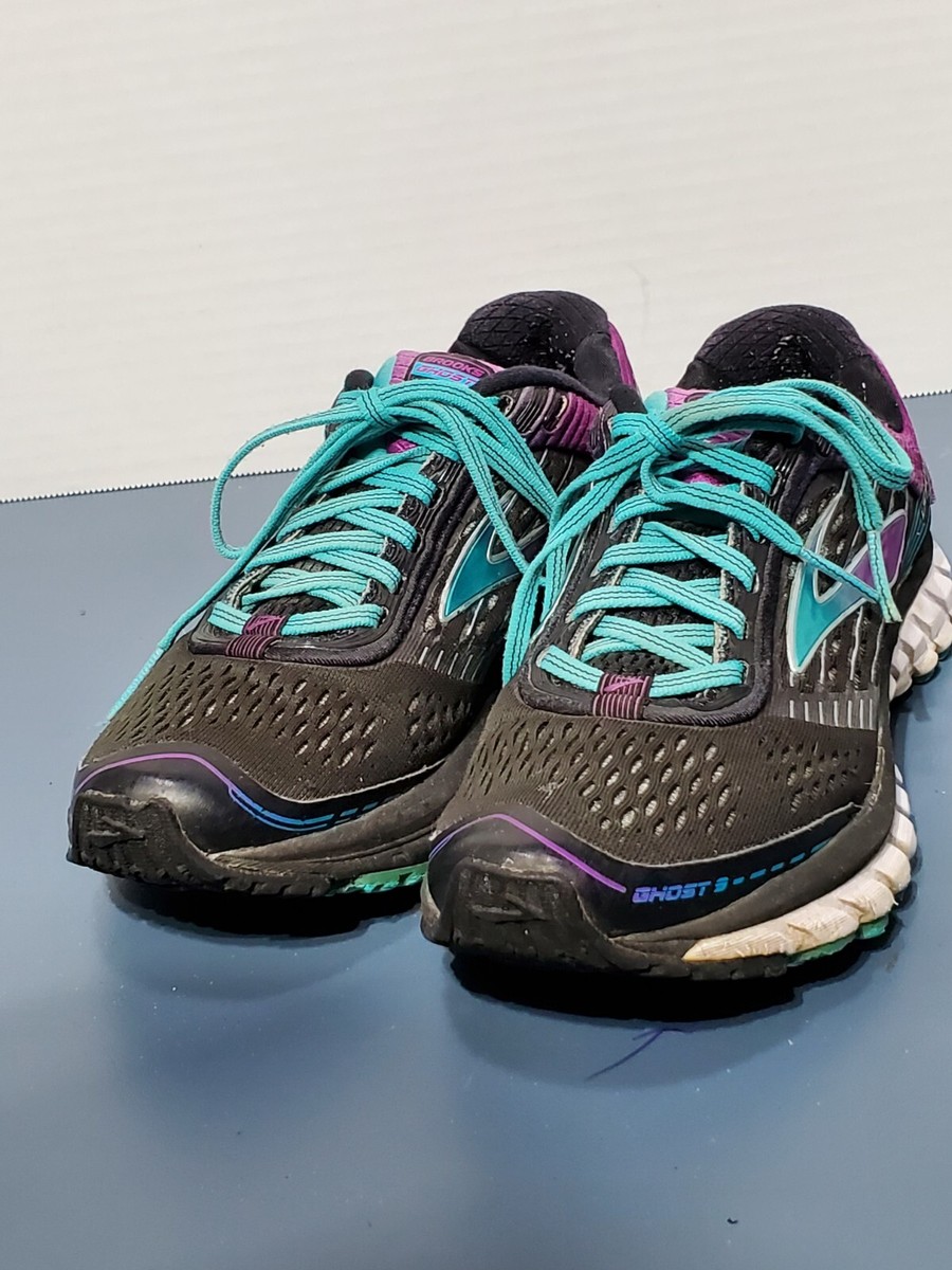 Brooks Ghost 9 Shoes Women's Size 7 B / 38 EU Black Purple | eBay