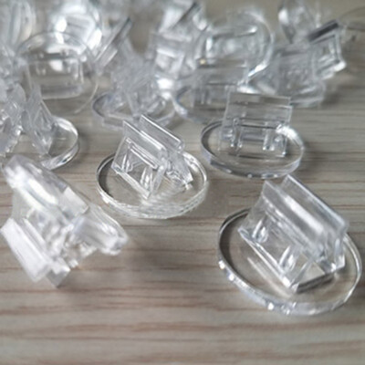 10 Or 50 Pcs Transparent Plastic Card Display Stands - Game Card Holder Props