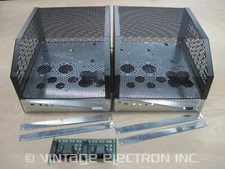 NOS PAIR - SOUND VALVES M60 - Mono 60W Vacuum Tube Amplifier CHASSIS & CAGE SET